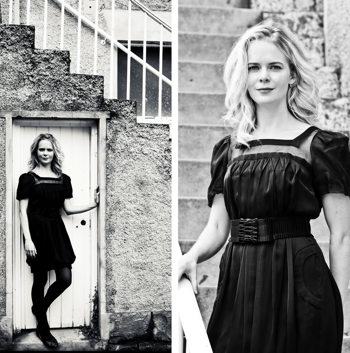 black and white photography - Nicole Kidman