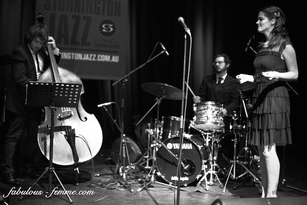 Hetty Kate performs at the Stonnington Jazz festival