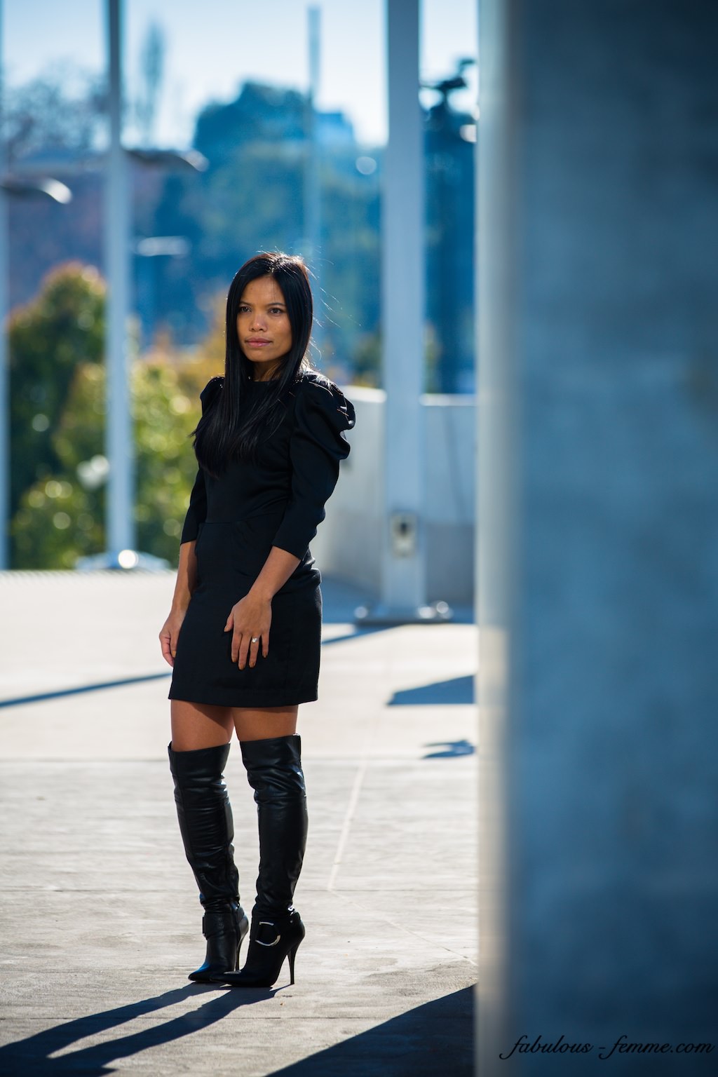 black dress - fashion blogger melbourne
