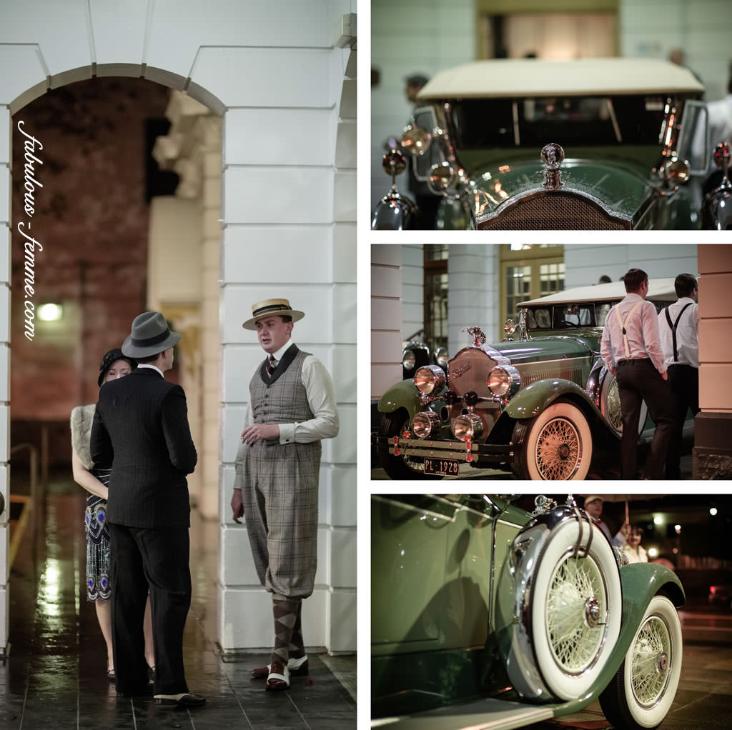 vintage cars - 20s style for the great gatsby in Melbourne at the Malvern Town Hall - Event Photography