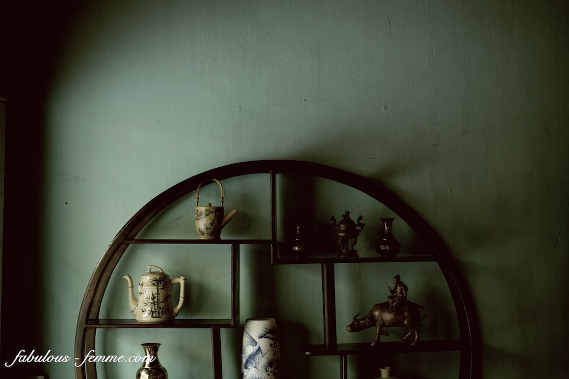 asian furniture - in hoi an tea house