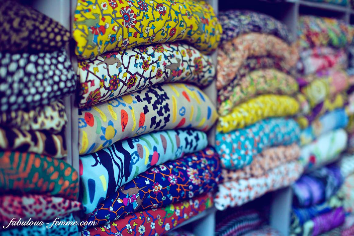 different fabrics for selection