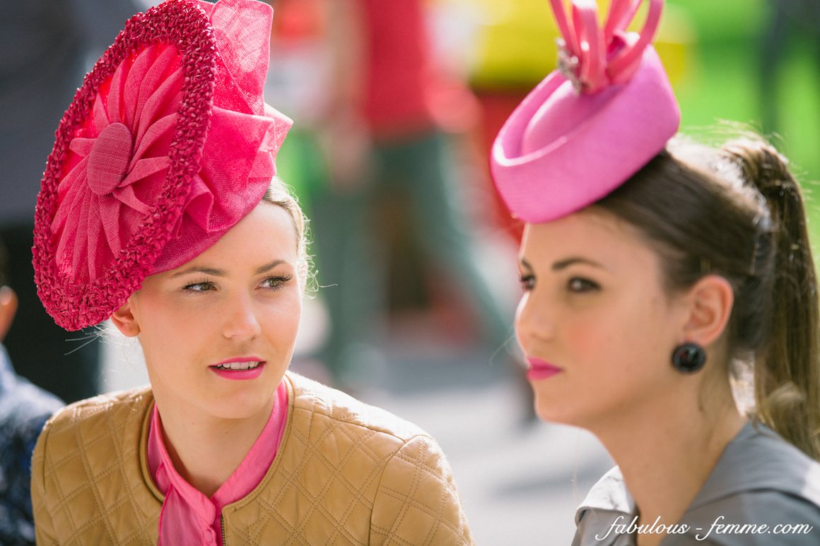 Pink hats - millinery