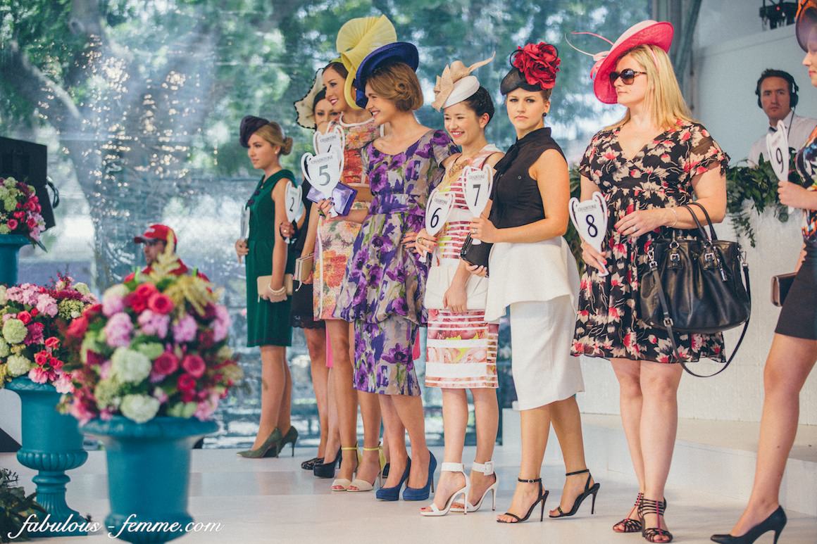 spring racing in caulfield - fashions on the field 2013