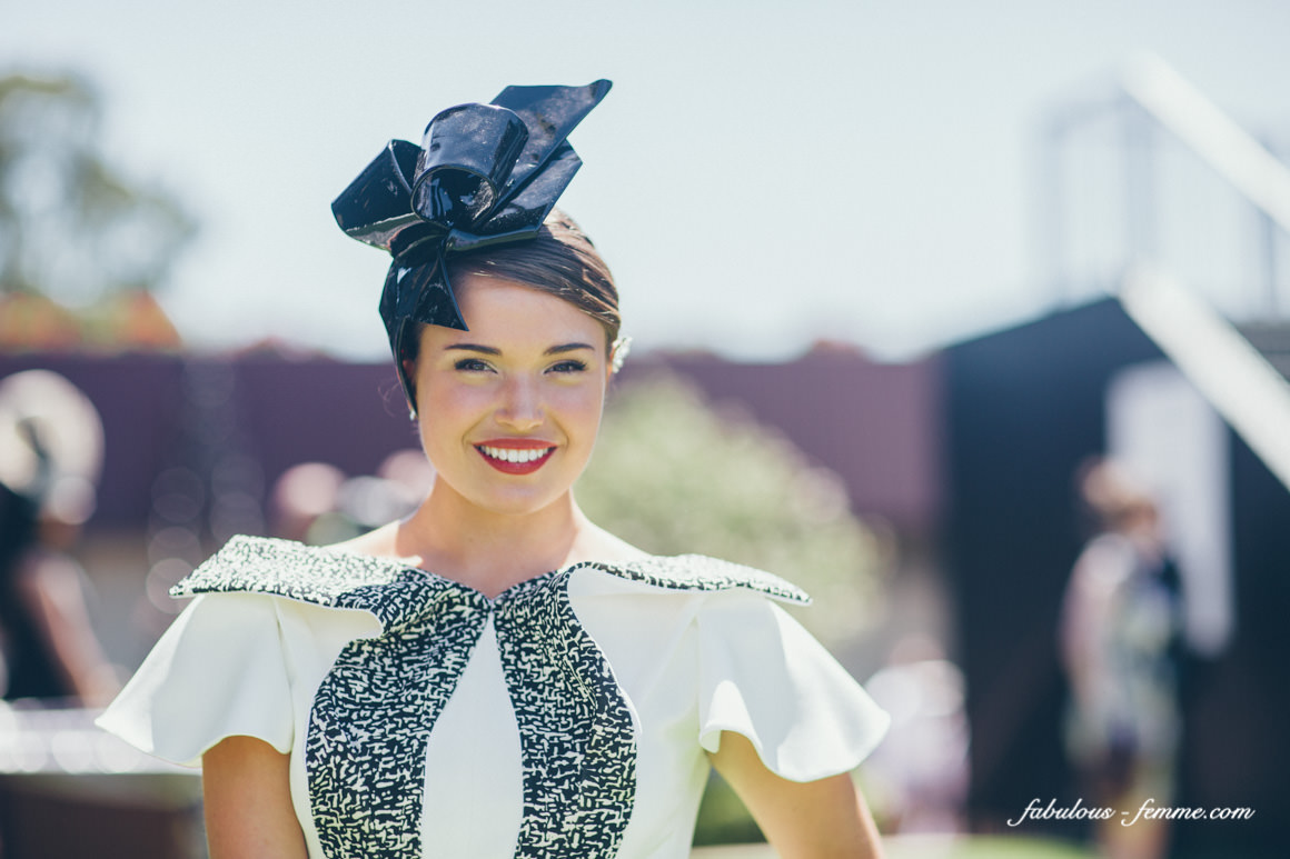 derby day fashion - black and white