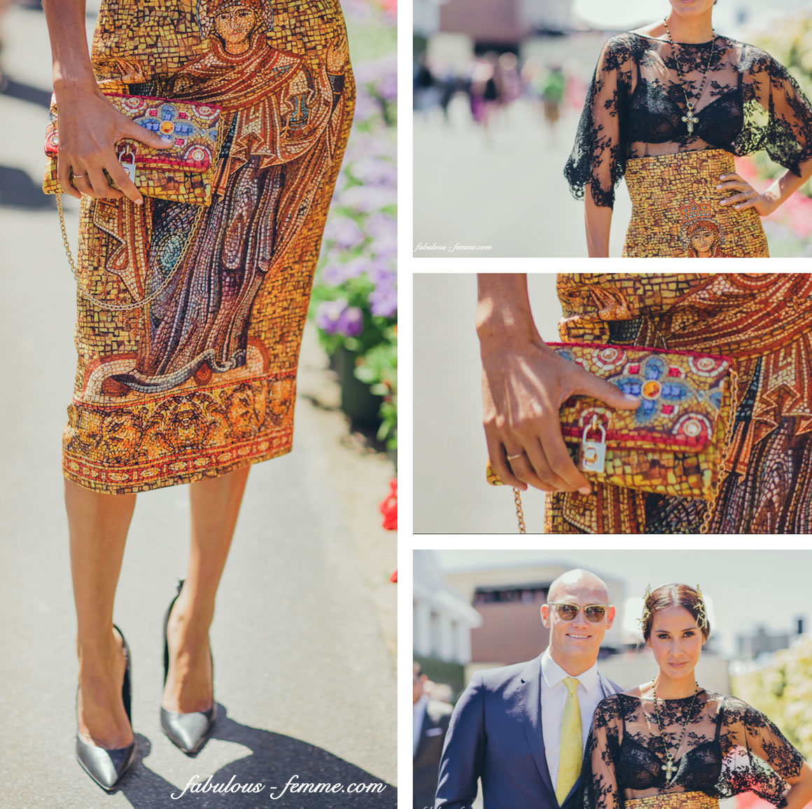 fashion trends at the melbourne cup by Lindy Klim - D&G
