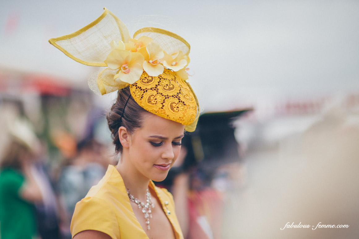 stunning hats at the melbourne spring carnival