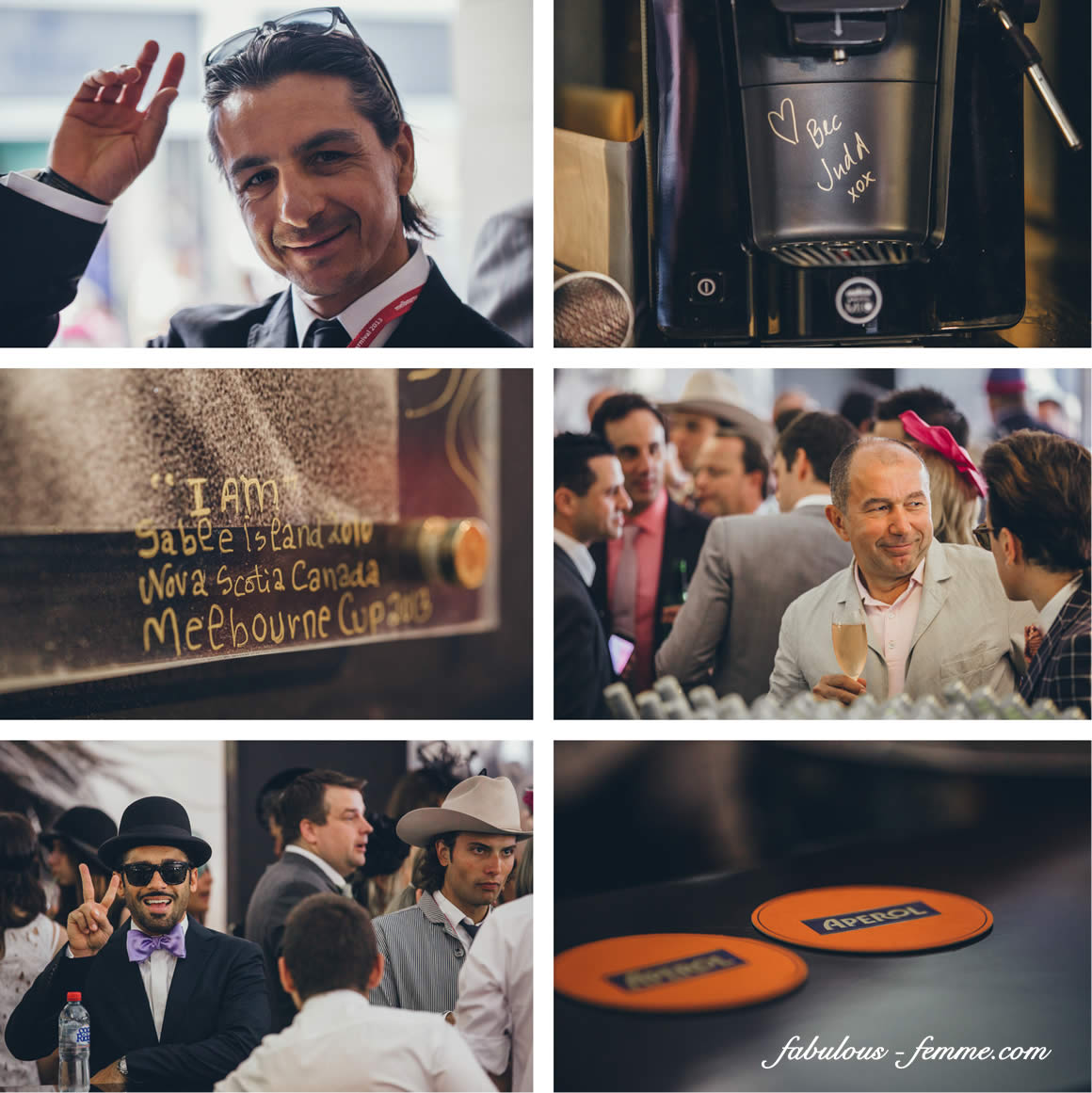 the lavazza marquee at the melbourne cup 2014