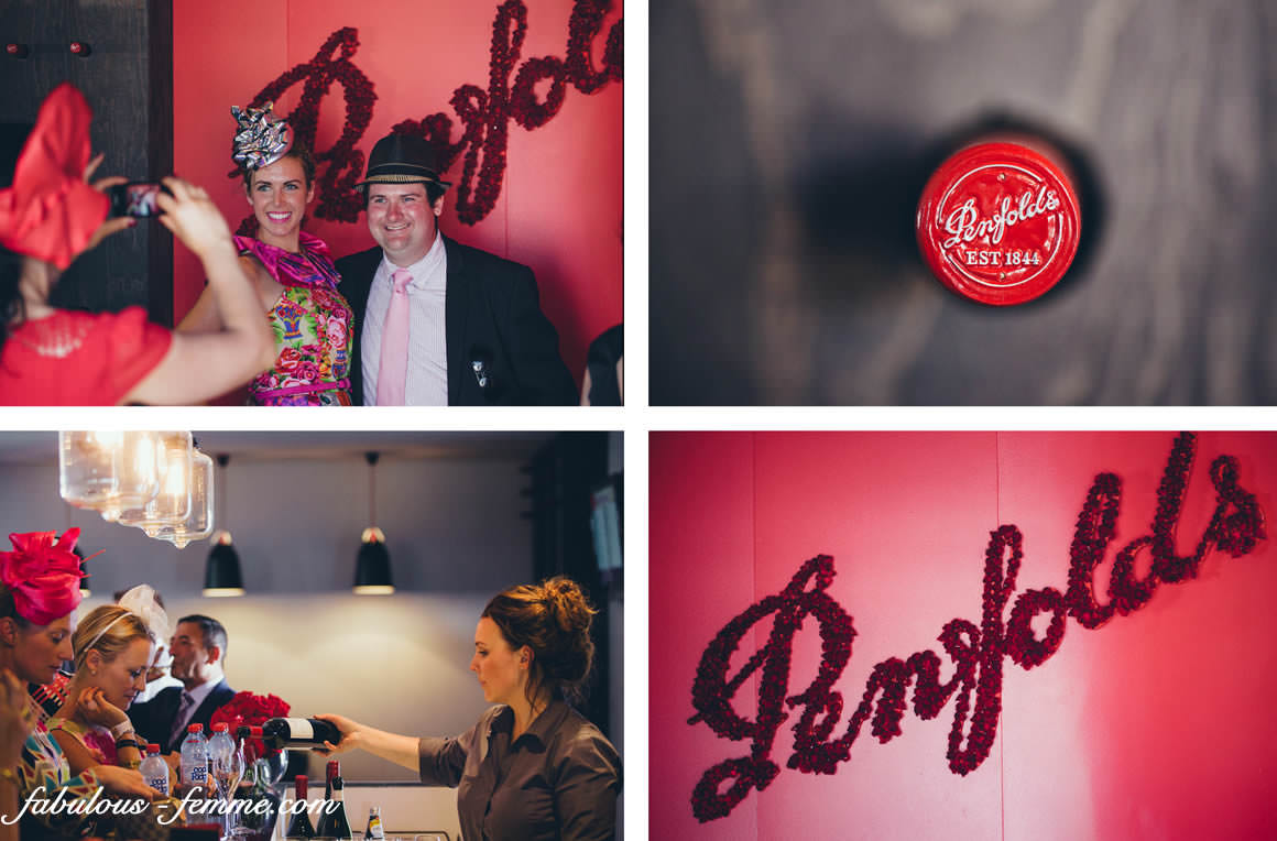 penfolds logos and red carpet