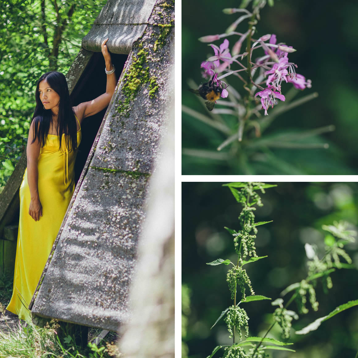 melbourne blogger as pocahontas in europe - creative forest photography