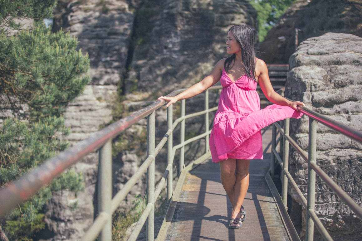 fashion blogger in dresden - melbourne travel - pink outfit