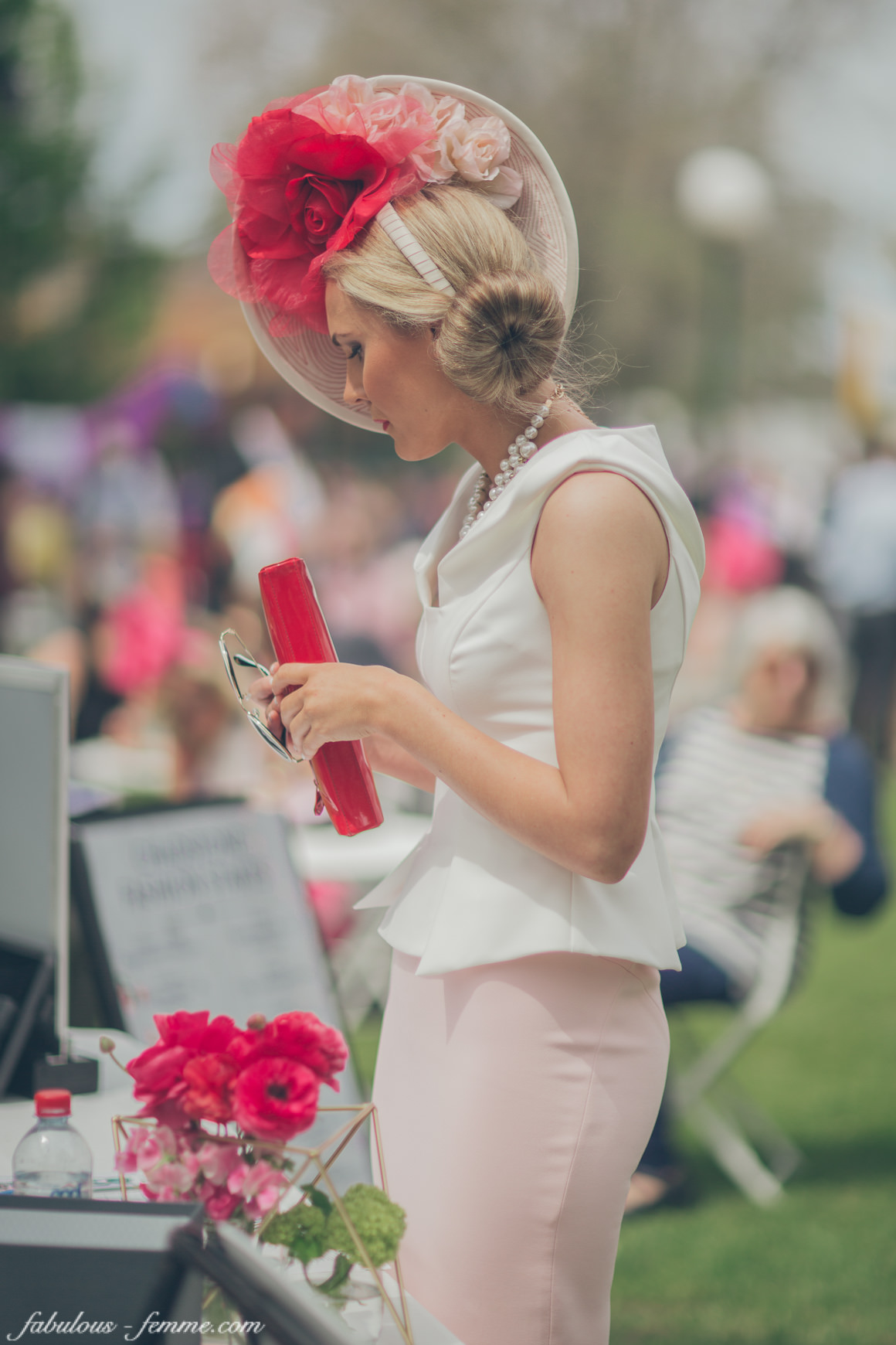 entering the fashions on the field in 2014 at Caulfield