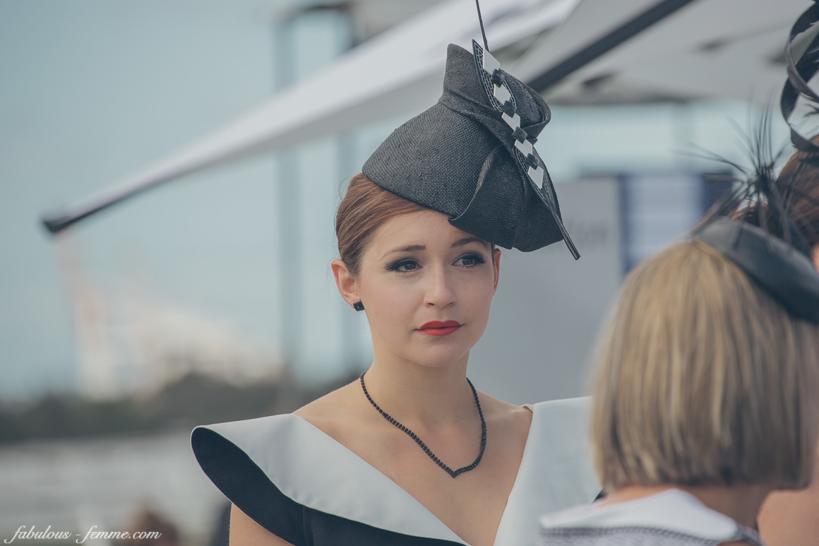 derby day - fashion in black and white
