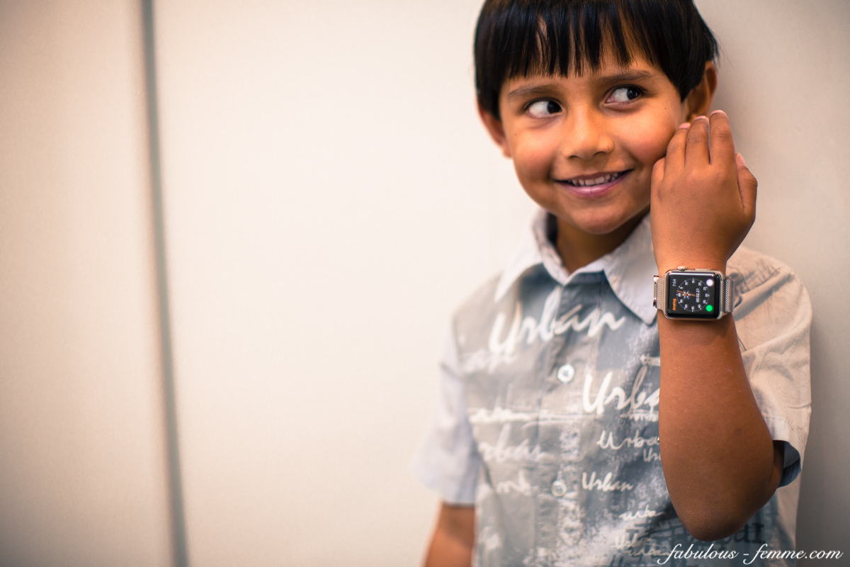 kid got apple watch on release day - spoilt 