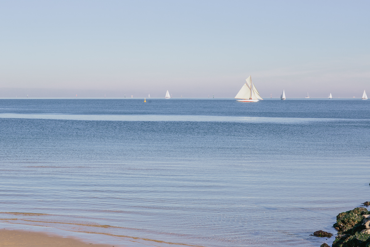 sailing boats on the bay in melbourne