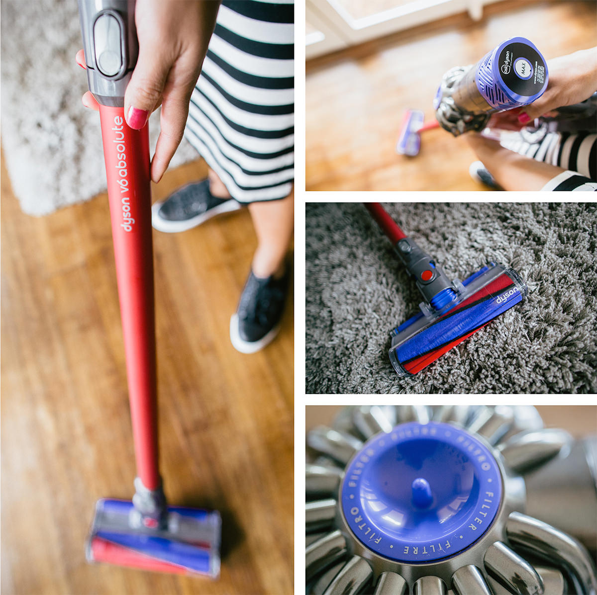 a clean luxury home - keep it neat with a dyson v6