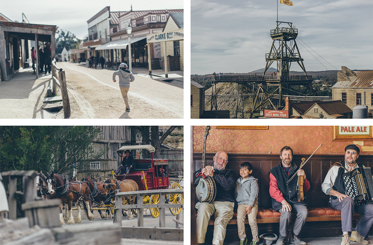 sovereign hill day trip - gold mine - best travel in melbourne