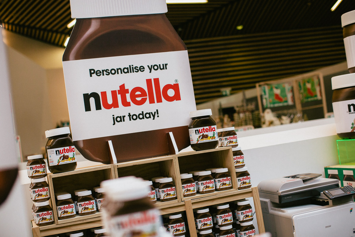 personalise your nutella jar - melbourne