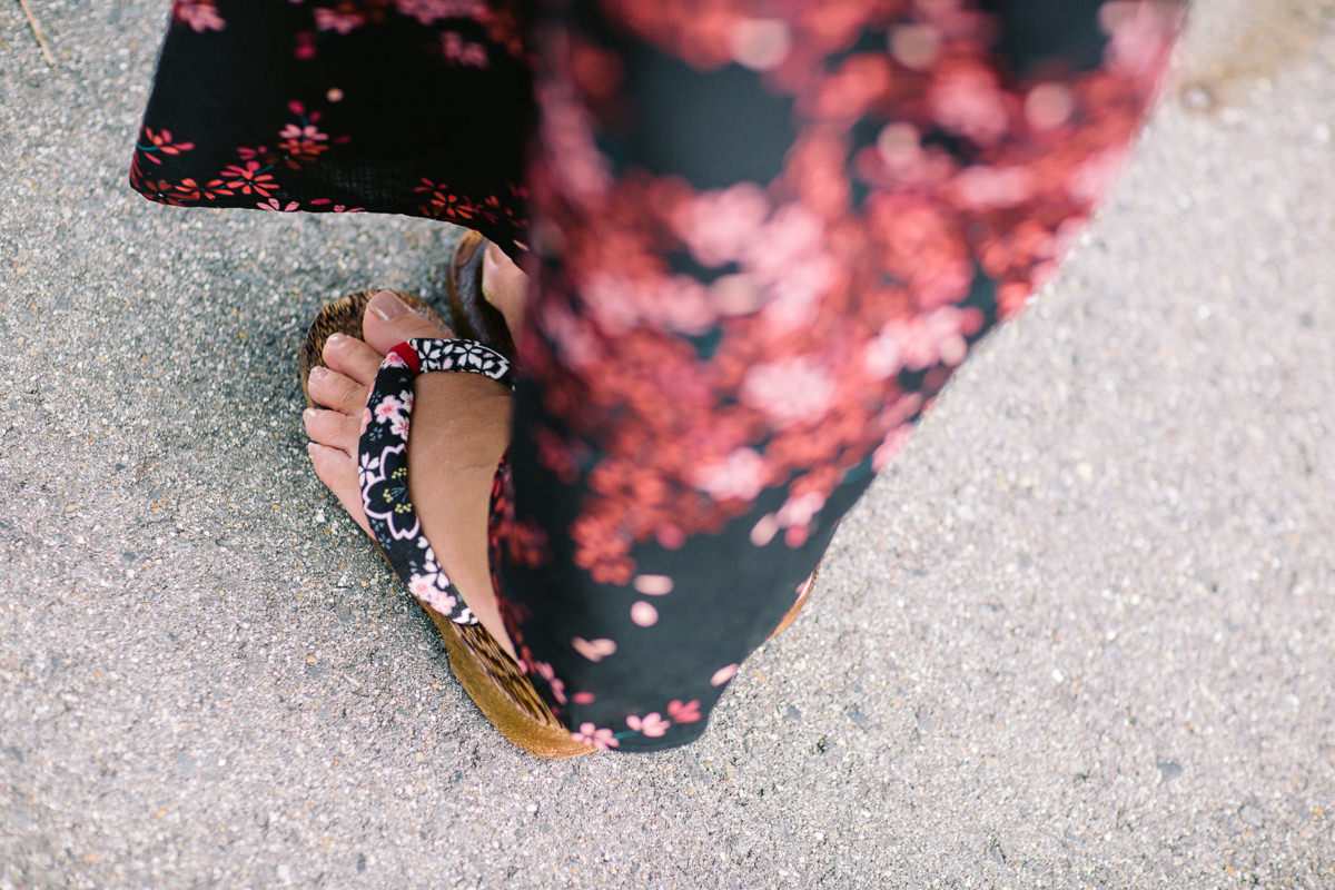 kimono shoes