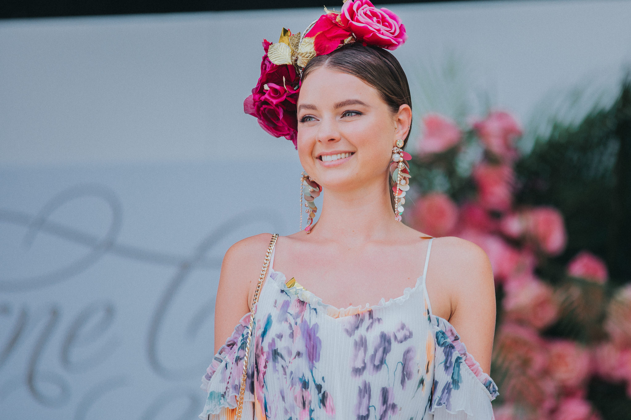Model at the Melbourne Cup 2017