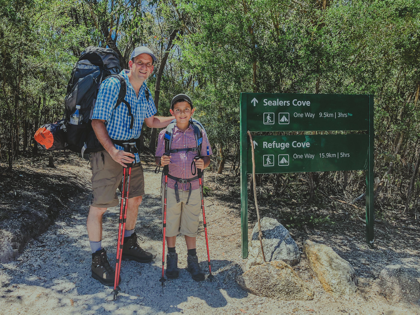 Start of the hike to Sealers Cove in Wilsons Prom National Park - Adventures near Melbourne