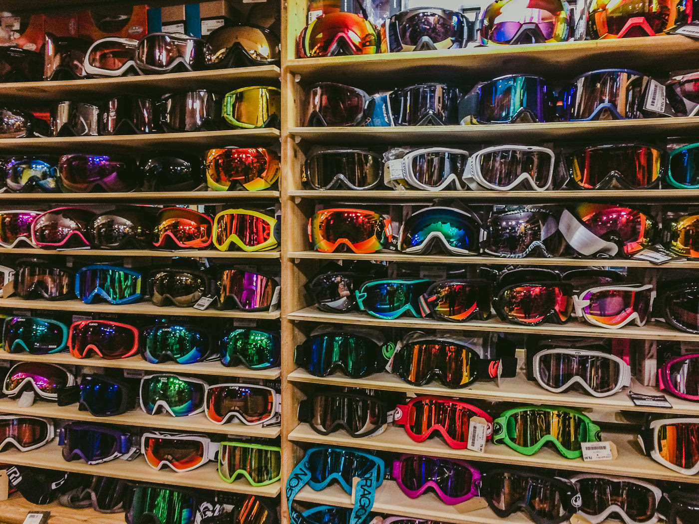 100 ski goggles