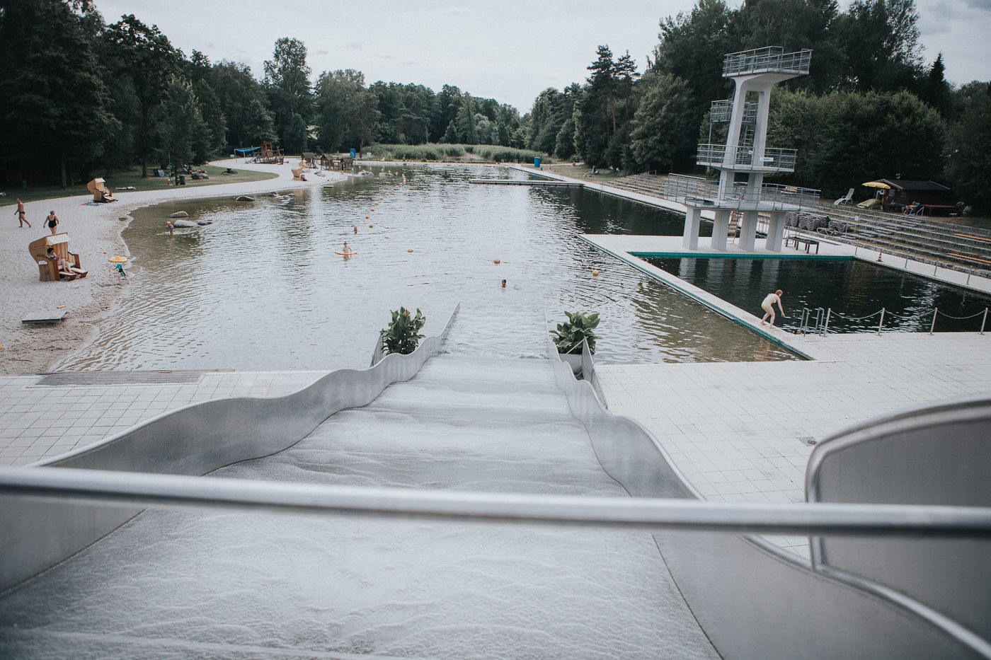 Water slide in Marktredwitz Schwimmbad