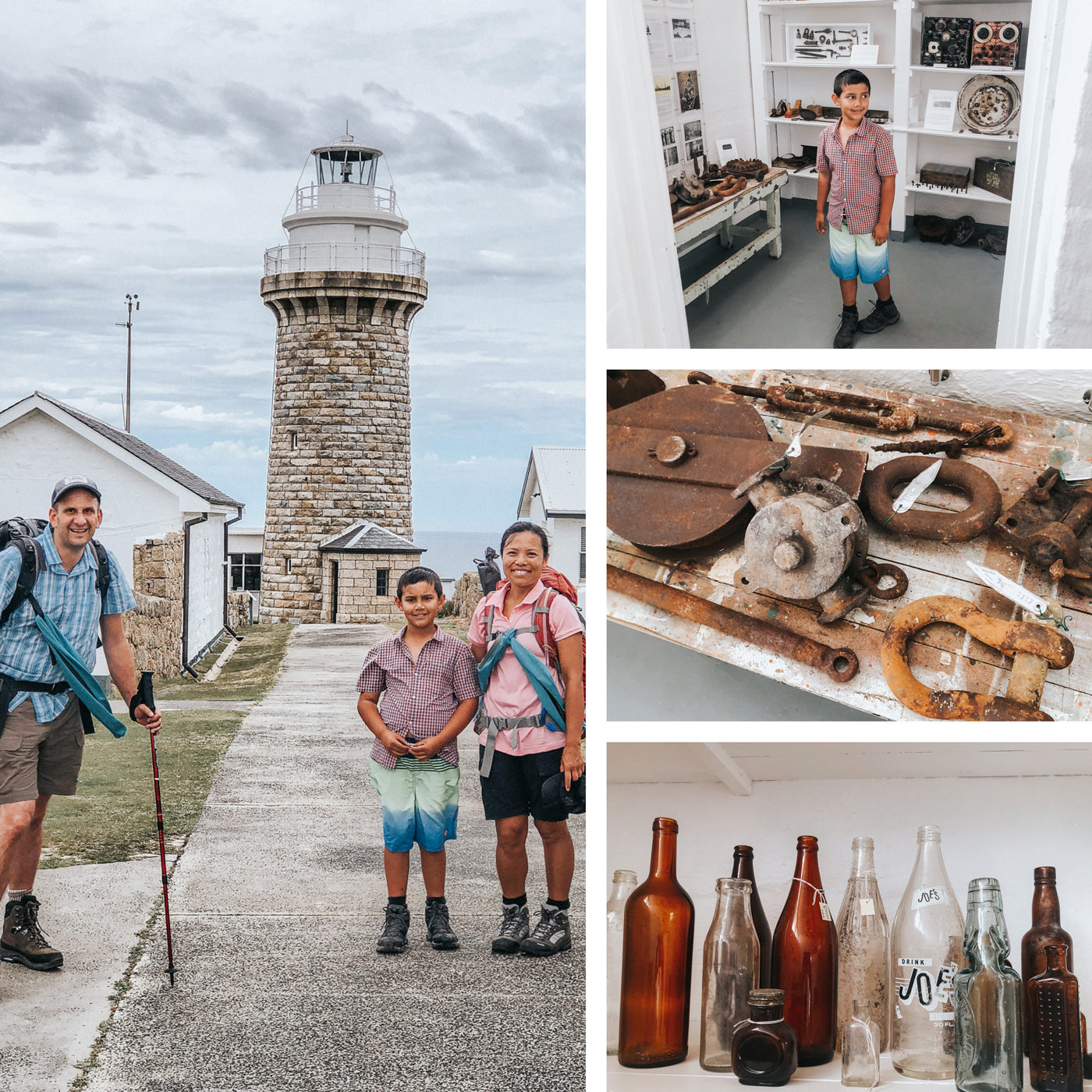 family trip top the lightstation - luxury accomodation in the wild
