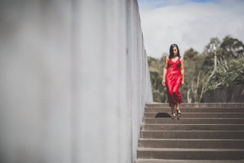 A Red Silk Christmas - Customized Fashion in Melbourne