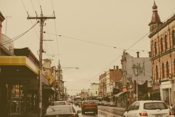 Fitzroy street in melbourne - typical