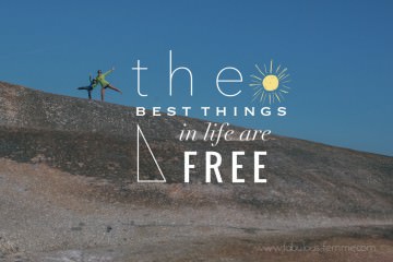 Quote - best things in life are free