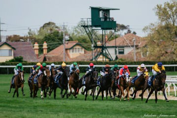 racing in caulfield - event photography